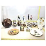 Collection of Norman Rockwell Figurines and