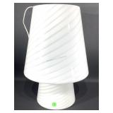 Vetri Murano Swirl Art Glass Lamp. 17in H