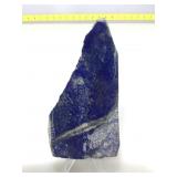 Polished Blue Lapis Slab w/stand. 5x3x3/8