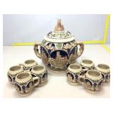 Original Gerzit W. German PunchBowl Set