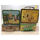 Vintage Metal Lunchboxes. See Photos for