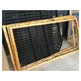 3 Rustic wood frames, approx 84x45 inches