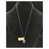 Sterling silver amethest sapp 4.50ct