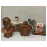 Political Vintage Collectable Decanters & More