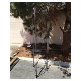 Metal decorations, approx 6 ft tall