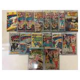 16 DC Superman/Action Comics, cover price 20¢,