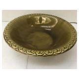 McCoy Vintage Pottery USA 7516 Green Basin Bowl