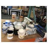 Beer/liquor Advertising Vases, BBQ Rotisserie Kit