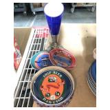 4pc Beer Advertising Plate Set and more