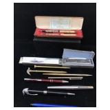 Pens and harmonicas