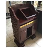 Solid wood Host stand from high end hotel, approx