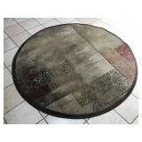 Sphinx round rug, approx 6ft diameter