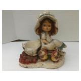 Vintage Girl garden Decor
