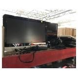 HP All-in-One PC with extra monitor, keyboards,