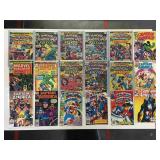 18 Marvel Captain America comics, cover price