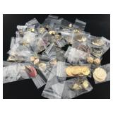 32 pairs earrings Costume jewelry lot