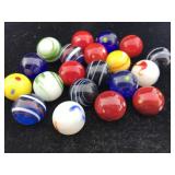 Collectible marbles glass hand blown