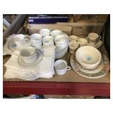 Vintage Corelle Dishes and Gibson set