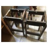2 Wood side table, missing top