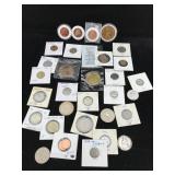 Coin collection some silver