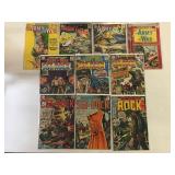 10 DC Army At War, Sgt Rock comics, price cover