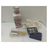 Vintage Porcelain Handcrafted Vase & More