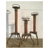 Unique Vintage Candle Holders