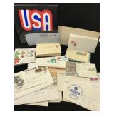Large folder of stamps see photos