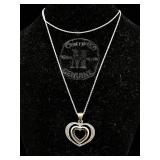 Sterling chain and 3-d heart