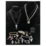 Costume jewelry some sterling