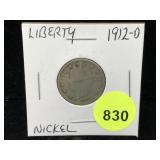 1912-D V nickle in flip RARE