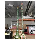 Pr Large Chianti Bottles - approx. 4 ft tall
