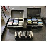 Assorted 8 Track Tapes with cases