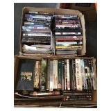 Assorted DVDs and VHS Tapes