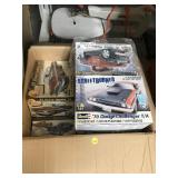 10 Empty Model Car Boxes - some Trees with some