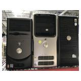 3 Dell PC Towers - untested