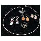 Sterling silver jewelry lot