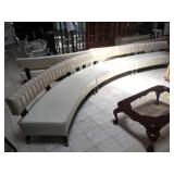 LiLy Jack large curved banquette sofa (3 pcs & 2