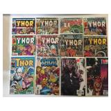 12 The Mighty Thor comics, Price cover 30¢, 35¢