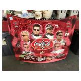 Coca-Cola NASCAR Hood-Style Metal wall hanging -