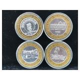 4-$10 Silver strikes casino 999 tokens