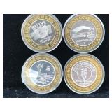 4-$10 Silver strikes casino 999 tokens