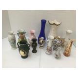 Vintage Collectible Slender Vase Collection
