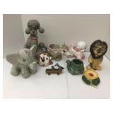 Vintage Animal Plant Vases & More