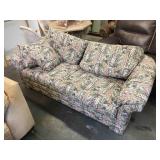 Print pattern couch, approx 88 inches long