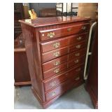 Wood wall dresser w/4 drawers, approx 52 inches