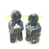 Signed J. Gail Geer Inuit Soapstone Carvings