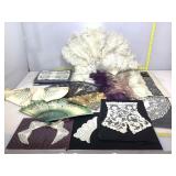 Vintage/Antique Lace Collars and Ostrich Feather