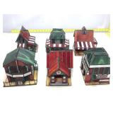 Franklin Mint CocaCola Stained Glass Village