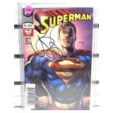 DC Superman signed & numbered comic w/DF COA
